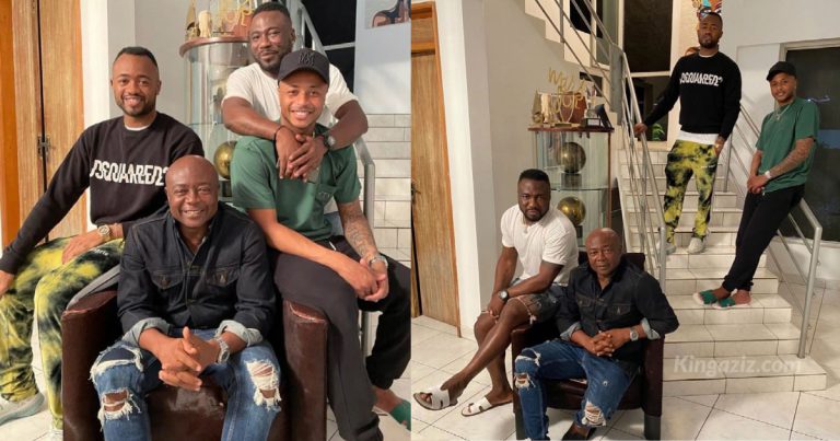 Ayew Brothers Celebrate Their Father Abedi Pele On Father’s Day (Photos)