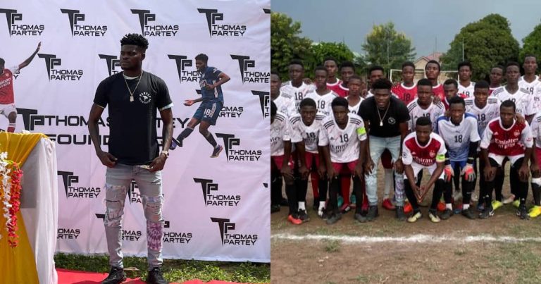 Arsenal Star Thomas Partey Launches The Thomas Partey Foundation In His Hometown
