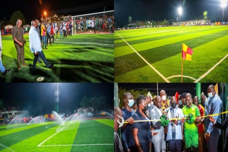 Government Commissions Ultra Modern Astro Turf For Adjiringanor Community (Photos)