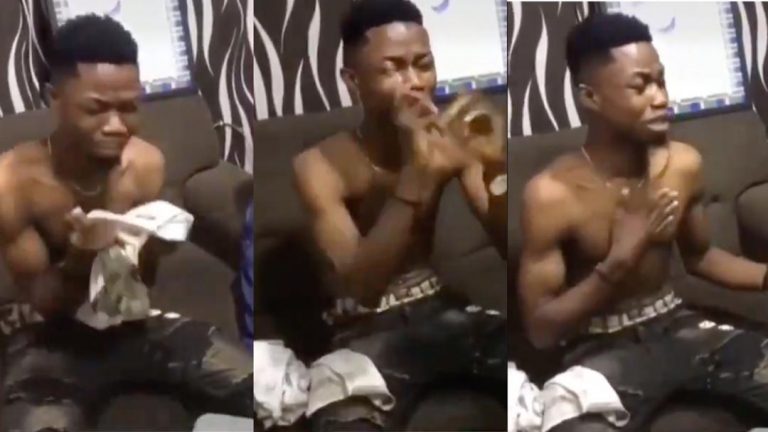 “I Dropped Out Of School Because Of Her” – Young Man Reacts Emotionally After His Girlfriend Dumped Him (Video)