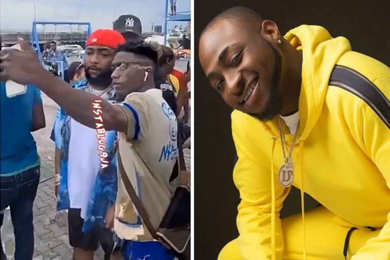 Reactions As Davido’s Bodyguard Pushes Away A Fan Trying To Take A Pic With Him (Video)