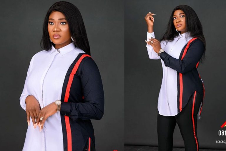 Mercy Johnson Shows Flawless Beauty As Stuns In Lovely Outfit (Photos)