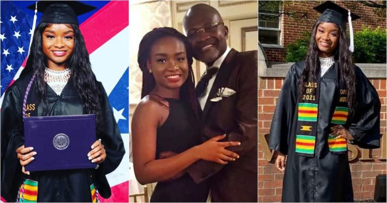 Kennedy Agyapong’s ‘Disowned’ Daughter Anell Finally Graduates From University In US (Photos)