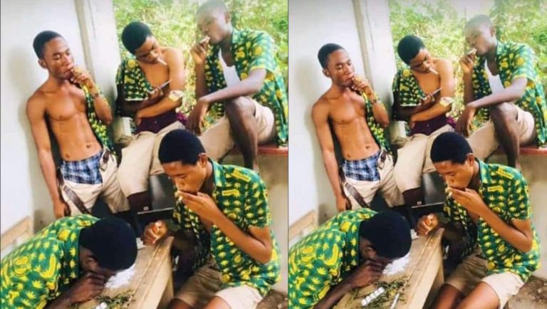 Photos Of Mankessim Senior High Students Smoking On Campus Causes Massive Confusion Online