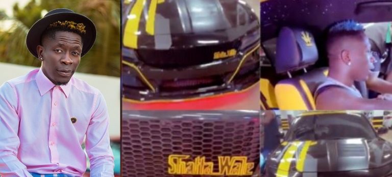 Shatta Wale Gifts Himself A Customized Dodge Ahead Of His ”GoG” Album Release