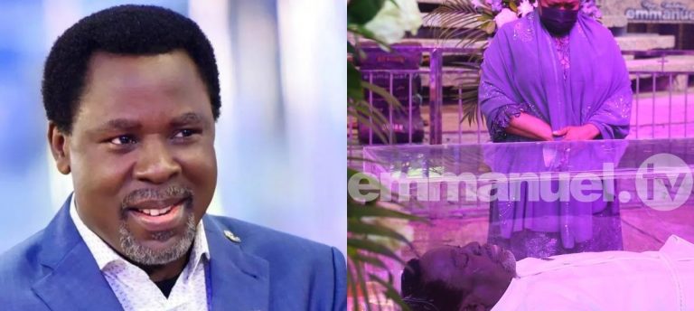 Tears Flow As The Late Prophet TB Joshua’s Body Arrives At The Synagogue Church In A Glass Casket (Photos+Videos)