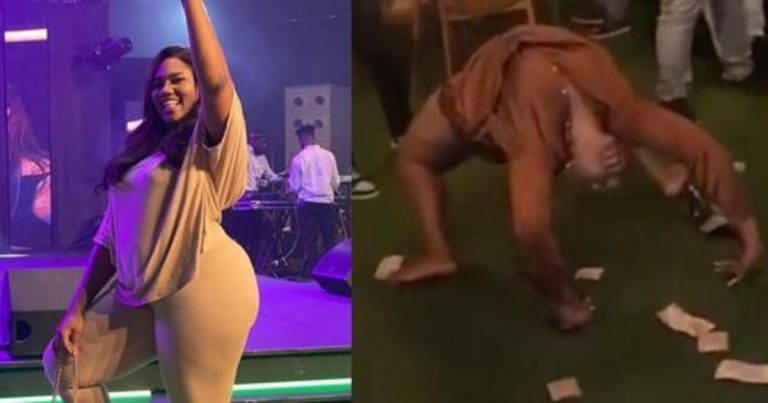 VIDEO: Abena Korkor Shuts Down Party As She Takes Over The Dancefloor And Gives Guests ‘Free Show’ In Her Short Dress