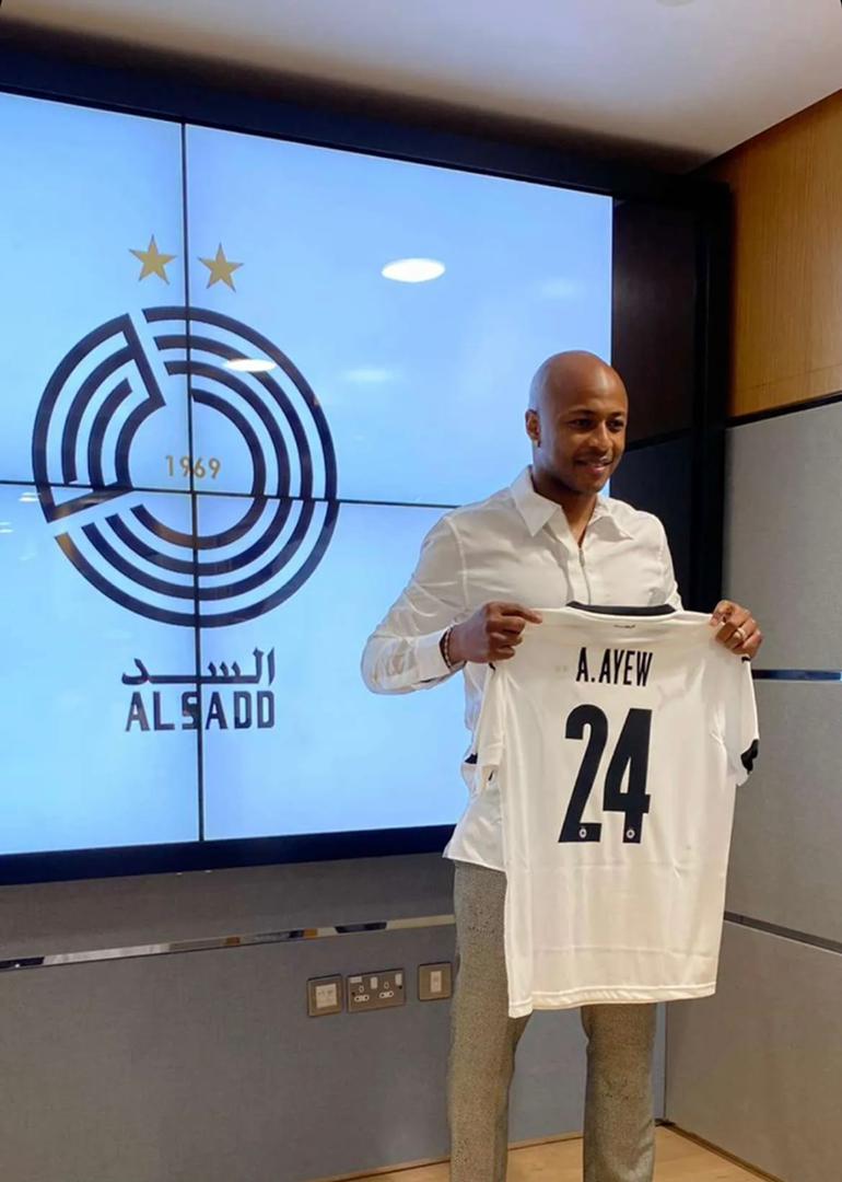 Ghana Captain Andre Ayew Nets First League Goal For Al Sadd In Comeback Win Against Qatar SC