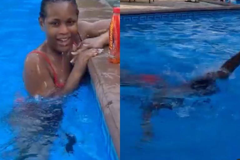REACTIONS As Berla Mundi Storms Social Media With Video Of Herself Swimming