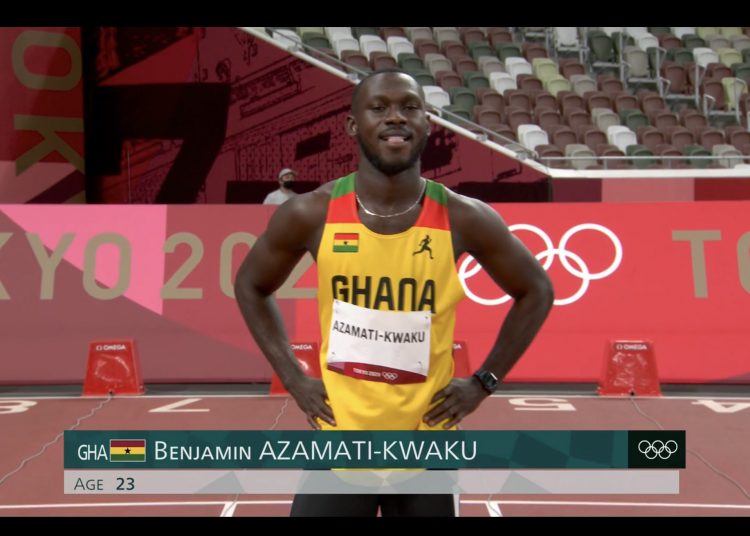 ‘I Was A Bit Nervous’ –  Benjamin Azamati Says After Finishing 4th In First 100m Race At Olympics