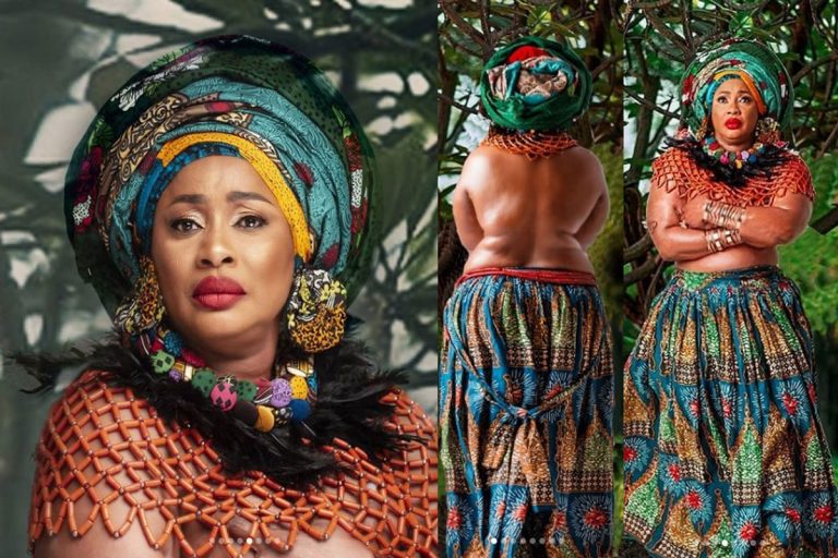 Actress Clarion Chukwurah Goes Topless As She Clocks Age 57; Laments Over How ‘She’ Has Been Exploited
