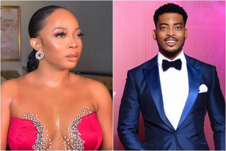 Media Personality Toke Makinwa Insists Actor James Gardiner Must Marry Her After Seeing Her Naked (Video)