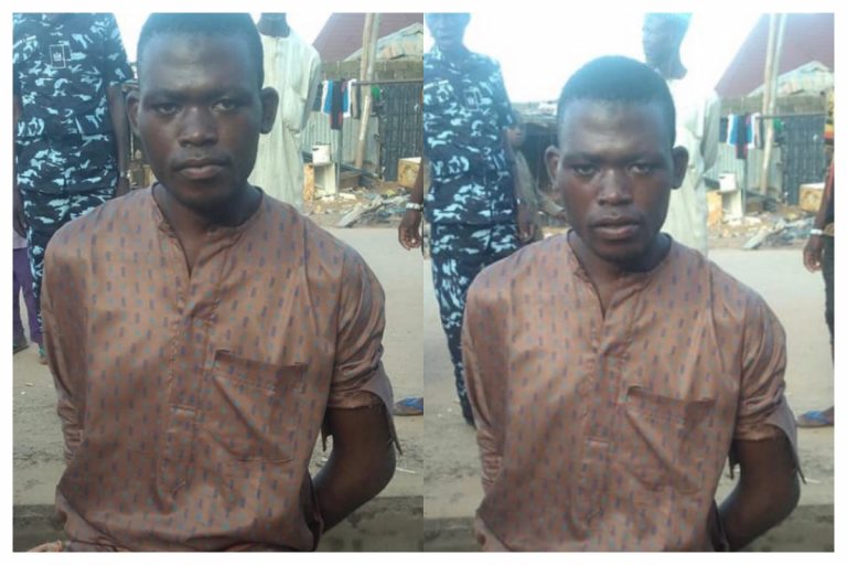 Thief Caught After He Fell Asleep While Robbing A Mosque (Photos)