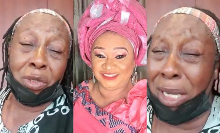 VIDEO: The Heartbreaking Moment Patience Ozokwo Broke Down In Tears As She Mourned Her Friend, Rachel Oniga
