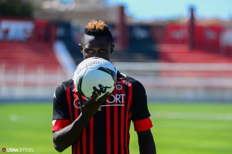 VIDEO: Watch Kwame Opoku’s Stupendous Goal For USM Alger In Algerian Ligue 1 Win