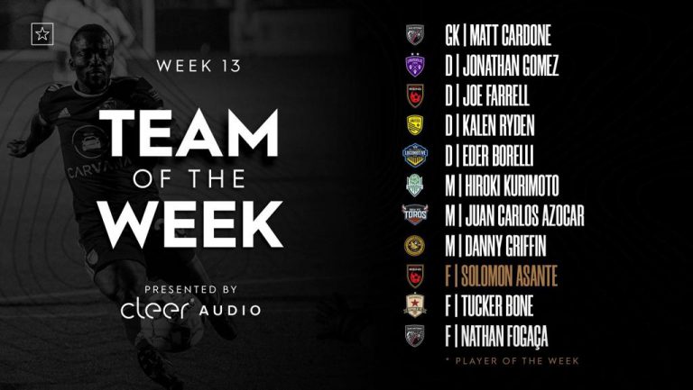 Phoenix Rising Star Solomon Asante Named In USL Team Of The Week After Hat-Trick Of Assists In Thrashing Of LA Galaxy