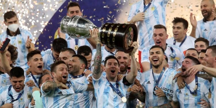 After 14 Years, Messi Wins His First Major Trophy With Argentina After Beating Brazil In The Copa America Finals