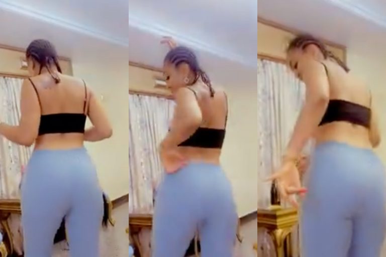 Regina Daniels Takes Over The Internet With Her New Dance Moves (Video)