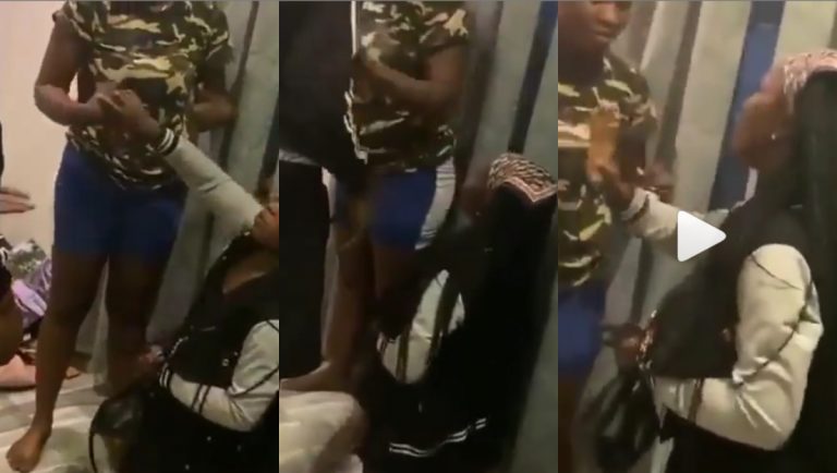 Boyfriend Strongly Warns His Girlfriend Not To Touch His Side Chic After They Were Caught (Video)