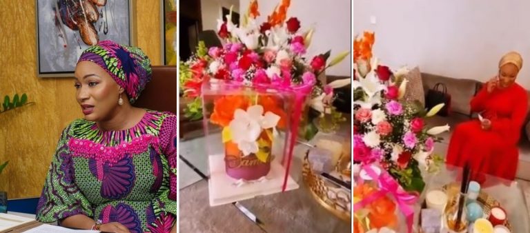 Samira Bwumia Receives An Awesome Birthday Cake As She Celebrates Her 41st Birthday With Class (Video)