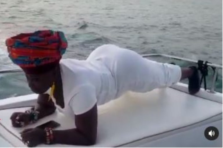 Video Of Akumaa Mama Zimbi Showing Off Her Bedroom Prowess While Cruising On A Boat Goes Viral