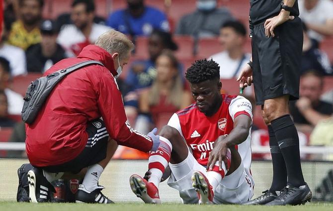 Ghana’s Thomas Partey To Miss Arsenal Tough Clashes With Chelsea And Manchester City