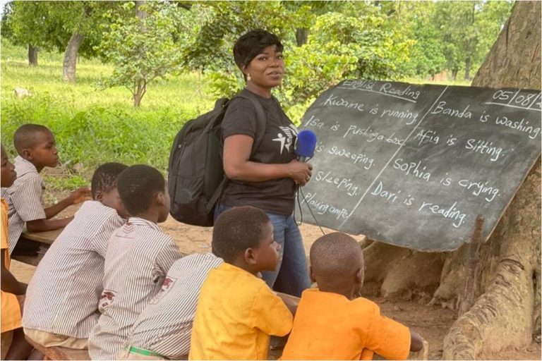 Afia Pokuaa (Vim Lady) Donates Desks To Struggling Schools In The North