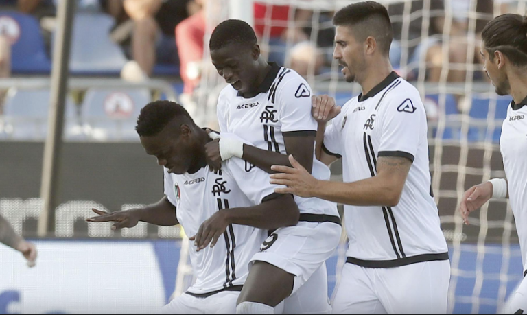 VIDEO: Watch Emmanuel Gyasi’s First Goal Of The Season For Spezia In Draw Against Cagliari