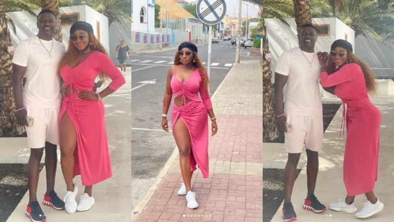Massive Reaction As Nollywood Actress Ini Edo Links Up With Legendary Akon In Cape Verde