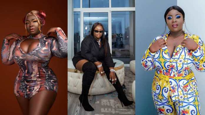 Yaa Jackson Is Training You Well – Shocked Fans React As Maame Serwaa Flaunts Her New Tattoo On Her Heavy Chest