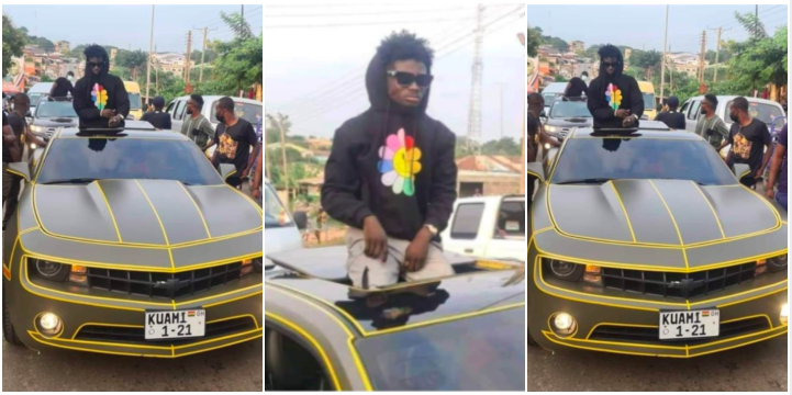 Kuami Eugene Reportedly Loses His Cool As Only 12 People Welcomed Him At Oda Upon Arrival