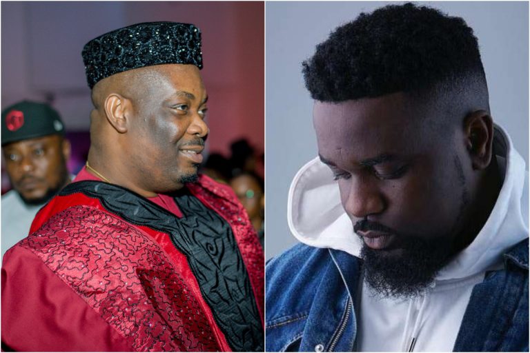 Sarkodie Speaks In Tongues After Tasting Nigeria Jollof Prepared By Almighty Don Jazzy