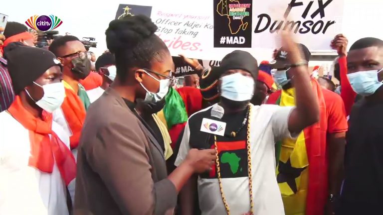 Blakk Rasta Joins #FixTheCountry Demo; Sends Message To Government (Video)