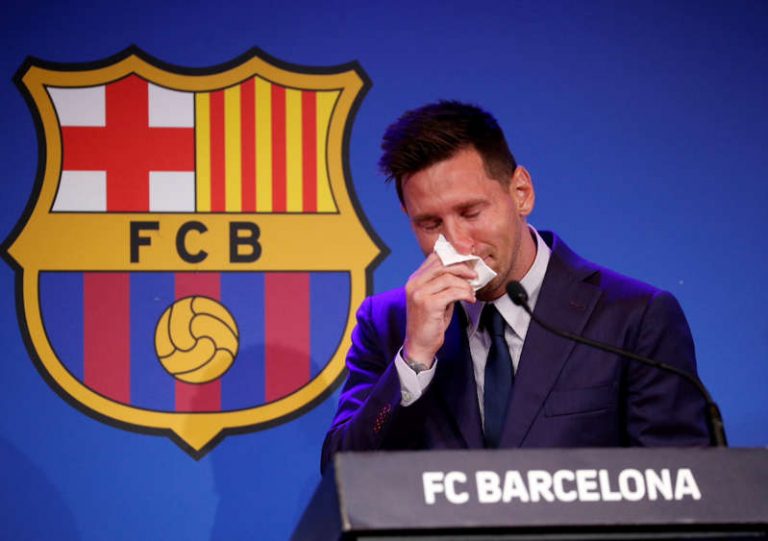 Tissue Messi Used To Wipe His Tears Allegedly On Sale For $1m