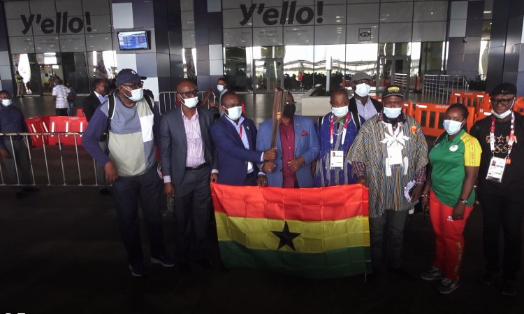 Tokyo 2020: First Batch Of Athletes And Officials Arrive In Accra