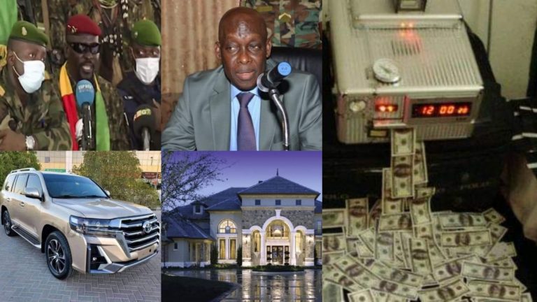 Guinea: Mamady Doumbouya Tracks Down Alpha Conde’s Defence Minister Who Has Stolen $1.3 Billion Of State Money, Has 43 Villas, 57 Buildings, 18 Luxurious Cars In His Bungalow