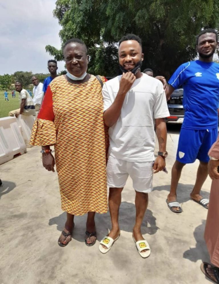 Embattled Gladson Awako Return To Hearts of Oak Drawing Closer After Visiting Training Ground