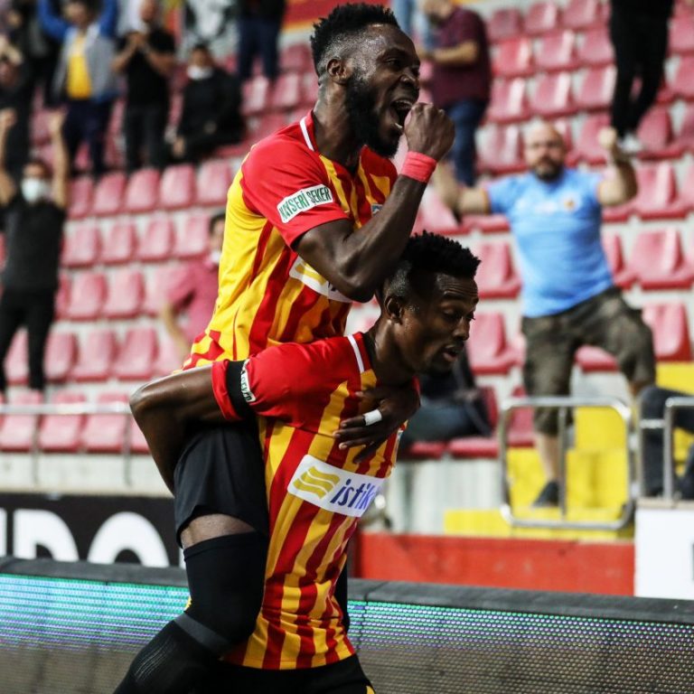 Joseph Attamah’s Scores First Kayserispor Goal, Thanks To Bernard Mensah Assist