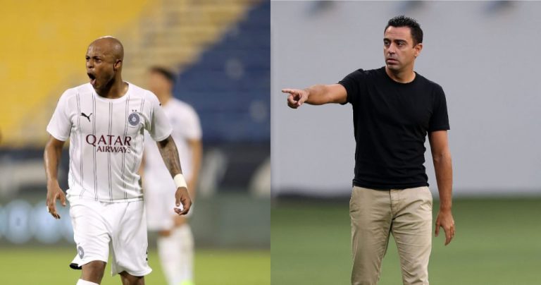 Al Sadd Manager Xavi Praises ‘Excellent’ Andre Ayew And His Teammates In Comeback Win Against Qatar SC