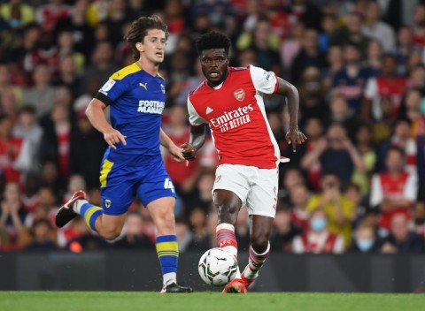 Arsenal Manager Reveals Reason For Playing Thomas Partey In EFL Cup Match Against Wimbledon