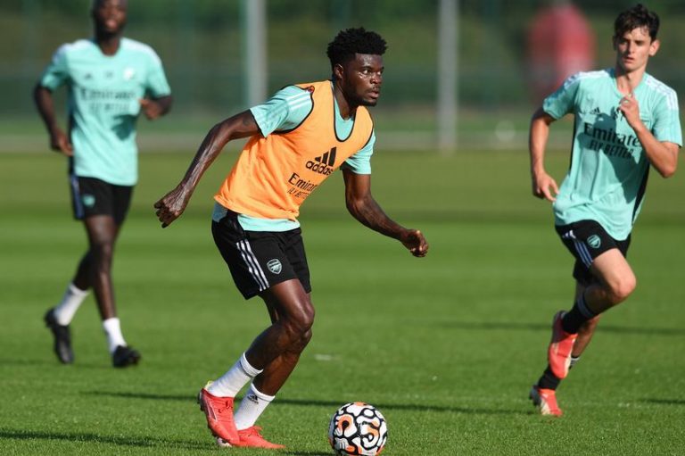 Thomas Partey Returns To Training After Missing Qualifiers