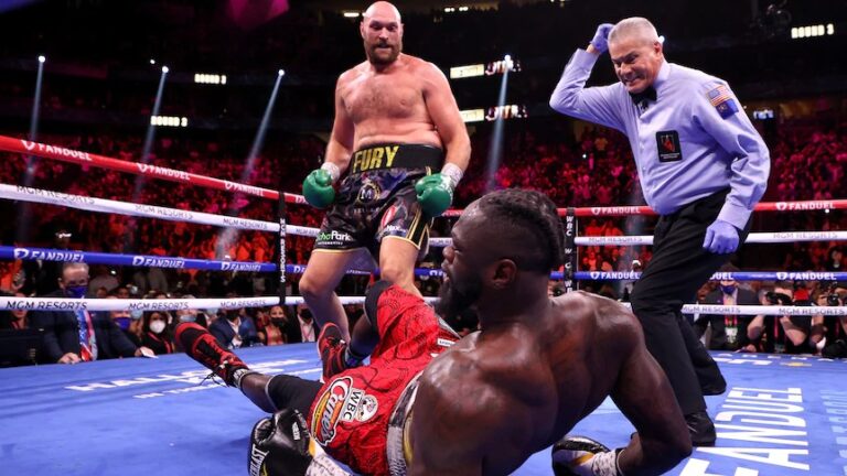 Deontay Wilder Admitted To The Hospital After Being Beaten By Tyson Fury In Historic Bout