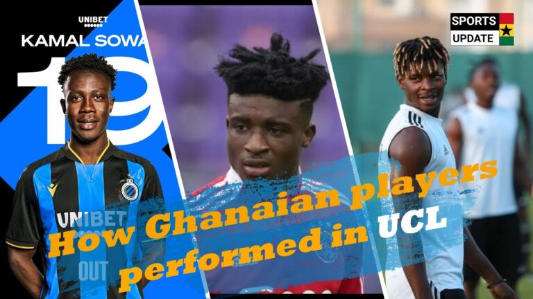 Ghanaians In Champions League: Edmund Addo, Kamal Sowah In Action As Mohammed Kudus Benched
