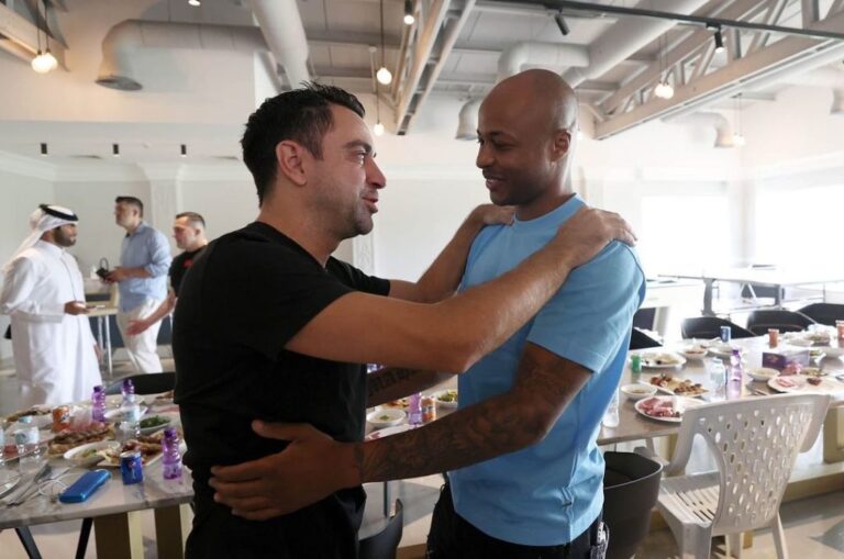 ‘Your Humbleness Is Unique, Learned So Much In These Few Months’ – Al Sadd Star Andre Ayew To Xavi