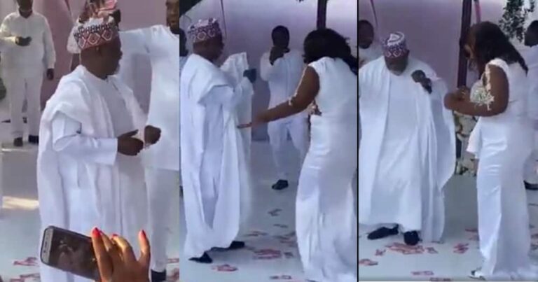 VIDEO: This Man Is Dead If He Cheats – Fans React As Azumah Nelson’s Daughter Gets Married In Colourful Ceremony