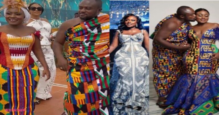 PHOTOS: Check Out Expensive Collection Of Dresses Anita Sefa Boakye Wore Throughout Her 4 Days Wedding
