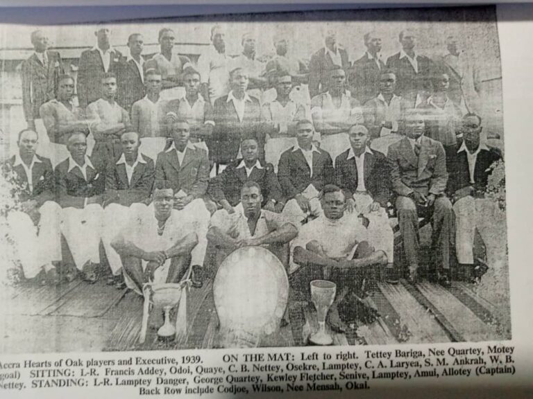 Hearts of Oak Marks 110th Anniversary Today: Find Out How The Club Was Formed