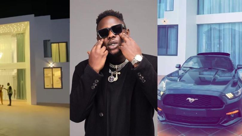 Medikal Buys Expensive Sports Car Days After Building A $200,000 Mansion