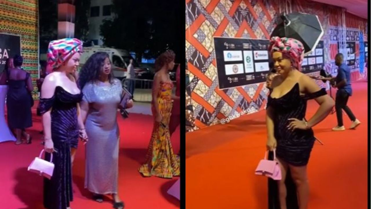 Nadia Buari Provocative Dress On GUBA Red Carpet Draws Attacks From Fans