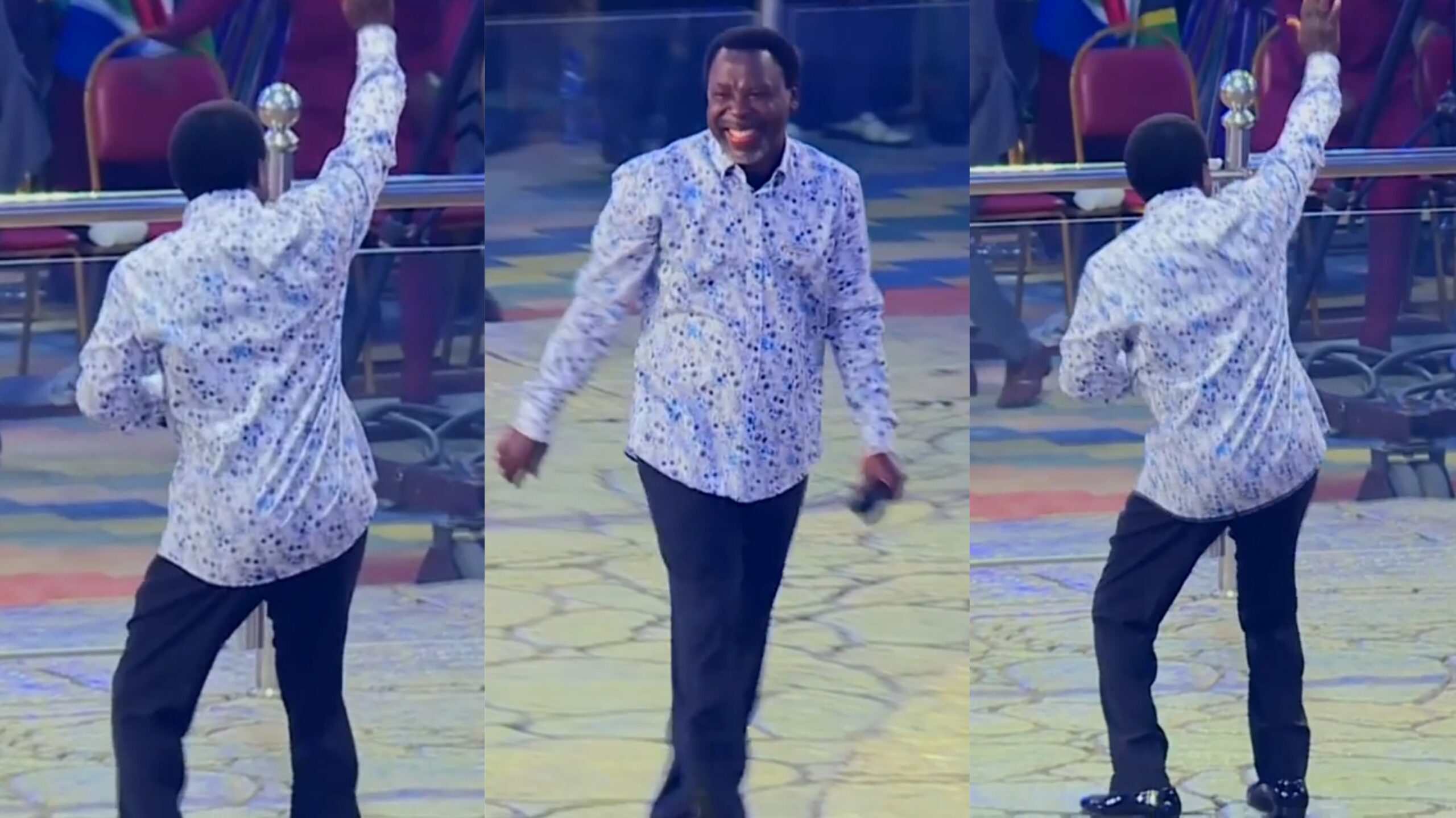 Old Video Of The Late TB Joshua Showing Off His Dance Skills Pops Up